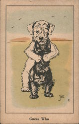 Guess Who Scottish Terriers Postcard Postcard Postcard