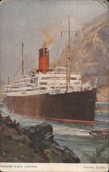 Cunard R.M.S. Laconia Postcard