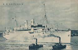 M.S. Gripsholm Swedish American Line Gothenburg, Sweden Postcard