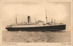 Concord R.M.S. Ascania Tonnage 14,000 Postcard