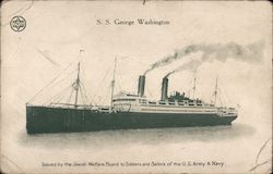 S. S. George Washington Postcard