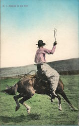 W.J. Robbins on Gin Fizz Postcard