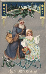 Best Christmas Wishes Postcard