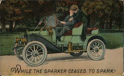 While the Sparker Ceases to Spark Postcard