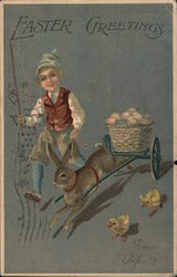 Easter Greetings Postcard