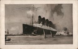 Cunard R.M.S. "Lusitania and Mauretania" Steamers Postcard Postcard Postcard