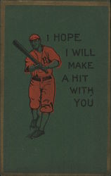 I Hope I Will Make a Hit With You Postcard