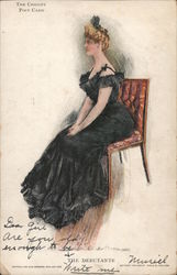 The Debutante - The Christy Post Card Women Postcard Postcard Postcard