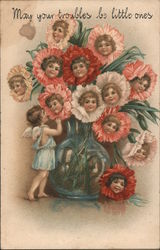 May Your Troubles Be Little Ones Postcard