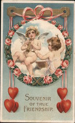 Souvenir of True Friendship Postcard