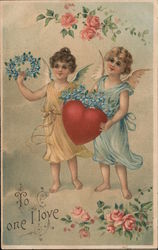 To One I Love Cupid Postcard Postcard Postcard