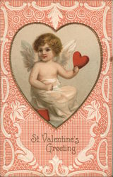 St. Valentine's Greeting Postcard