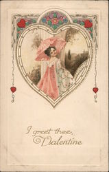 I Greet Thee, Valentine Postcard