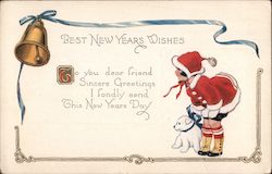 Best New Years Wishes To You Dear Friend Children Postcard Postcard Postcard