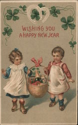 Wishing You A Happy New Year Postcard