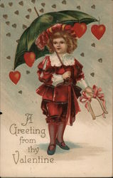 A Greeting from thy Valentine Postcard