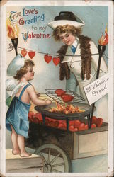 True Love's Greeting to my Valentine Cupid Postcard Postcard Postcard