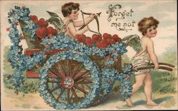 Forget Me Not Cupid Postcard Postcard Postcard