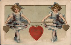 A Greeting of Love Cupid Postcard Postcard Postcard