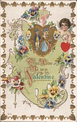 True Love Be My Valentine Postcard