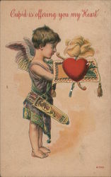 Cupid Is Offering You My Heart Postcard