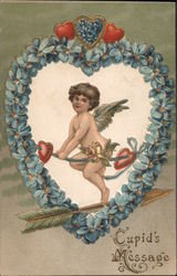 Cupid's Message Postcard