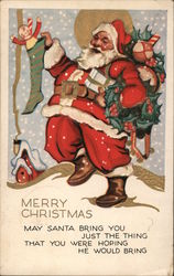 Merry Christmas Santa Claus Postcard Postcard Postcard