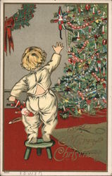 A Merry Christmas Children Postcard Postcard Postcard