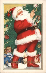 A Merry Christmas Santa Claus Postcard Postcard Postcard