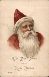 With Best Wishes for a Merry Christmas Santa Claus Postcard Postcard Postcard