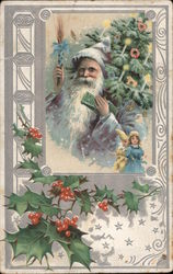 A Happy Christmas Santa Claus Postcard Postcard Postcard