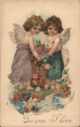 To One I Love Cupid Postcard Postcard Postcard