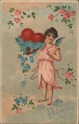 My Valentine Cupid Postcard Postcard Postcard