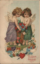 Valentine Greeting Postcard