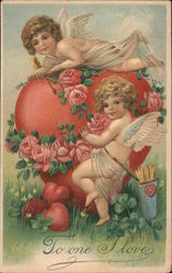 To One I Love Cupid Postcard Postcard Postcard