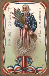 Hurrah for the Fourth of July 4th of July Postcard Postcard Postcard