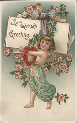 St. Valentine's Greeting Cupid Postcard Postcard Postcard