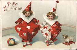 To My Valentine Children Postcard Postcard Postcard