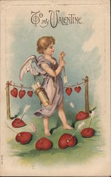 To My Valentine. Cupid Postcard Postcard Postcard