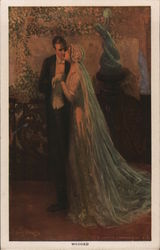 Wedded Marriage & Wedding Postcard Postcard Postcard