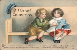 A Merry Christmas Children Ellen Clapsaddle Postcard Postcard Postcard