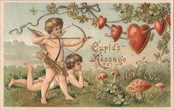 Cupid's Message Postcard