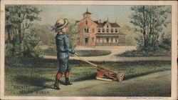 Buckeye Lawn Mower ad Trade Card