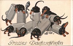 Grosses Dachsshleifen Postcard