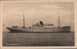 M/S "Parkeston" Postcard