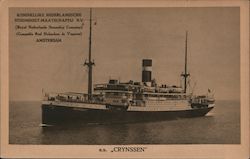 S. S. Crynssen, Royal Netherlands Steamship Company Postcard