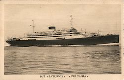 M/S Saturnia Vulcania Postcard