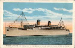 The SS Lurline Postcard