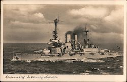 Linienschiff (Battleship) Schleswig-Holstein Postcard