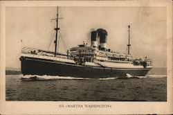 S/S Martha Washington Postcard